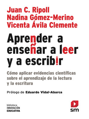 cover image of Aprender a enseñar a leer y a escribir (ePub)